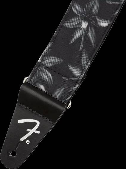 Fender Hawaiian Strap Black Floral