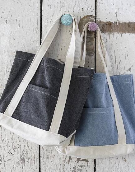 Taška Denim Shopper - bezbrandu.cz
