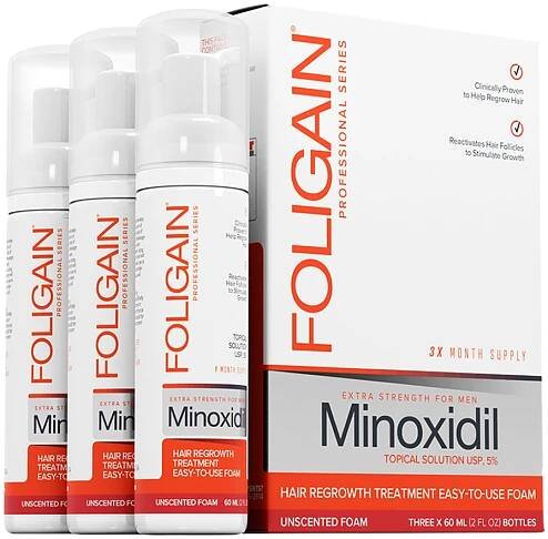 Minoxidil 5% pěnový přípravek na růst vlasů pro muže