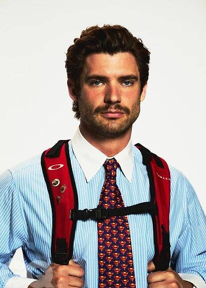 Image may contain David Corenswet Accessories Formal Wear Tie Clothing Shirt Adult Person Necktie Face and Head