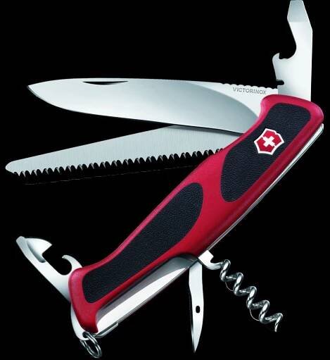 Victorinox Rangergrip 55, Red & Black