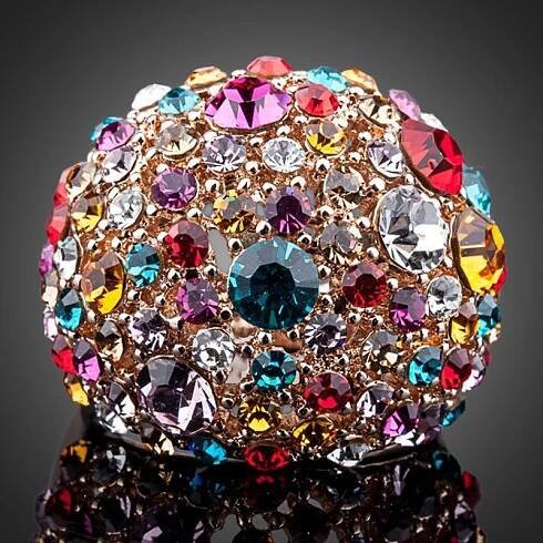 Prsten Swarovski Elements Oberti