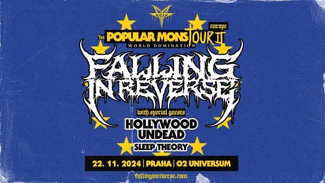 THE POPULAR MONSTOUR II – Falling in Reverse poprvé v Praze