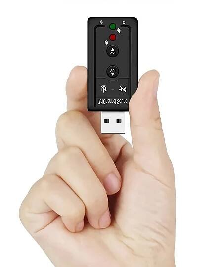 ZVUKOVÁ KARTA 7.1 EXTERNÍ USB ADAPTÉR EAN (GTIN) 5904094224951