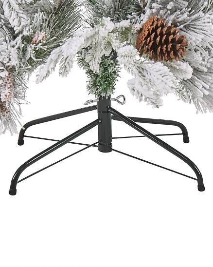 Zasněžený umělý vánoční stromeček 180 cm zelený MASALA_812964