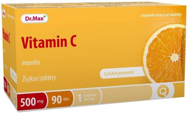 Dr. Max Vitamin C 500 mg 90 žvýkacích tablet od 149 Kč - Heureka.cz