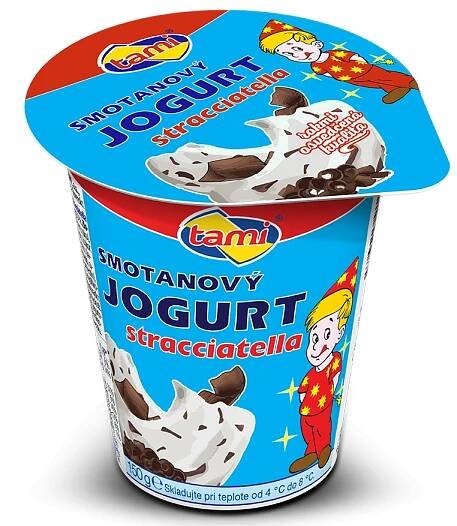 Smotanový jogurt straccatella 150g - Tami.sk