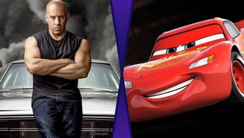 Vin Diesel in Fast and Furious could beat Lightning McQueen at a race