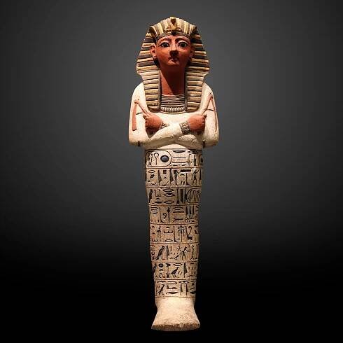 Ushabti of Ramses IV with a nemes, c. 1143 – c. 1136 BCE
