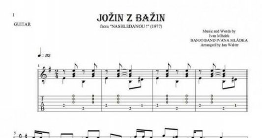 Jozin Z Bazin Noten Und Tabulatur Fur Gitarre Solo Fingerstyle