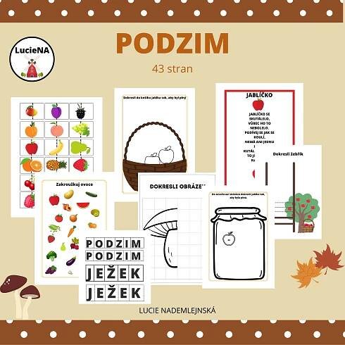 Podzim - pracovní listy | Inspirace (nejen) do školky