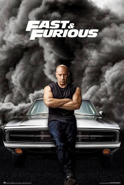 Rychle a zběsile Dominic Toretto – plakát 61x91,5