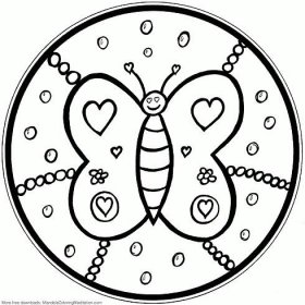 Free Free Butterfly Mandala Coloring Pages, Download Free Free ...