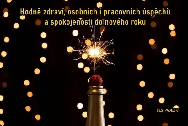 Novoroční přání - obrázky s textem. Novoroční přání zdarma