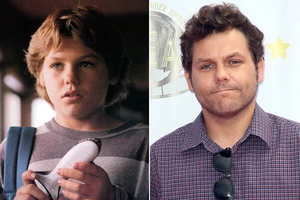 Jason James Richter in "Free Willy" (L) and now