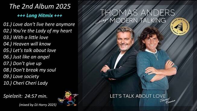 Thomas Anders - The 2nd Album +++ L o n g Hitmix +++ (mixed by DJ Harry 2025)