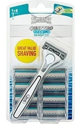 Wilkinson Sword Quattro Titanium Sensitive + 8 ks hlavic od 259 Kč - Heureka.cz