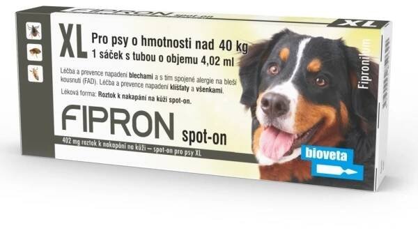 Fipron 402 mg spot-on pro psy XL 1x 4,02 ml