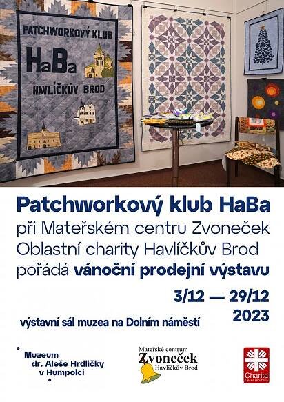 Vánoční výstava patchworkového klubu HaBa z Havlíčkova Brodu – humpolak.cz