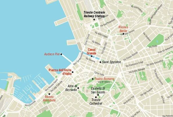 Trieste Map