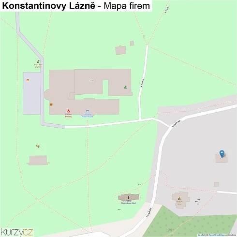 Konstantinovy Lázně - mapy | Kurzy.cz