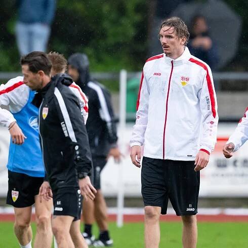 Training VfB Stuttgart mit Nick Woltemade