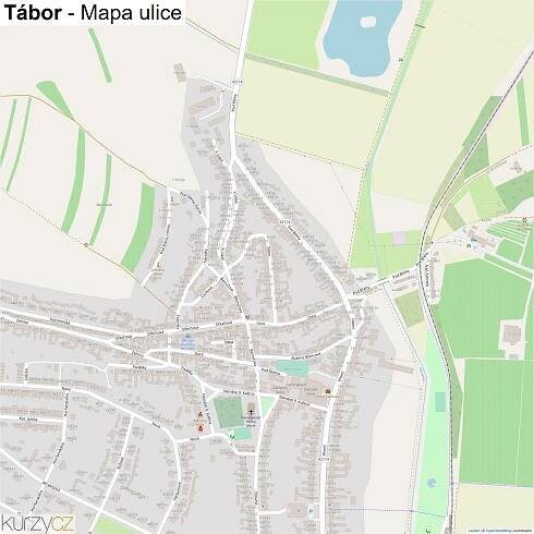 Tábor - mapy | Kurzy.cz