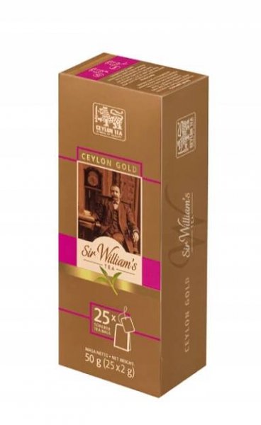 Čaj Sir Williams Tea Ceylon Gold 25x2 g