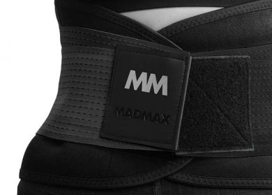 Bederní neoprenový pás Slimming Belt Black - MADMAX