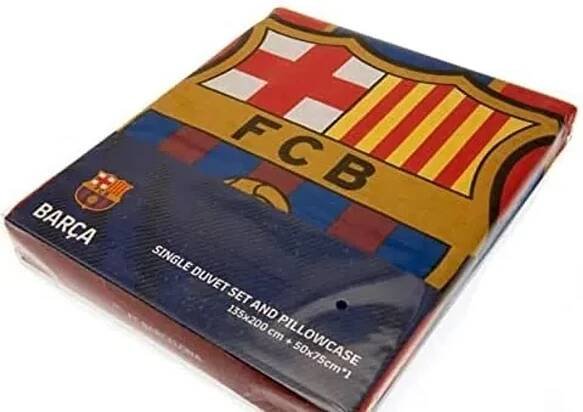 Bavlněné povlečení na jednolůžko FC Barcelona
