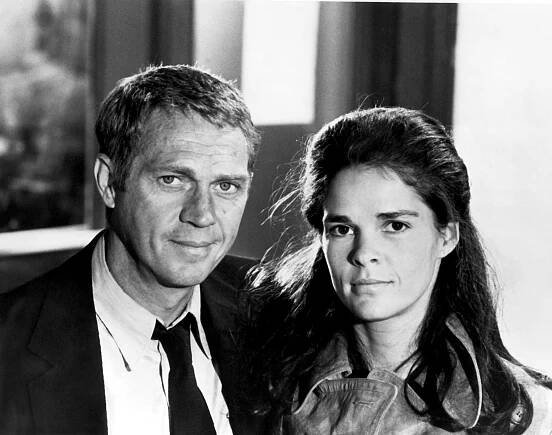 Ali MacGraw and Steve McQueen in The Getaway (1972)