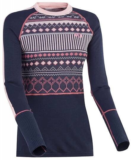 Dámské - Trička s dlouhým rukávem - Perle LS Marin | Merino sport
