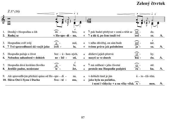 Zpěvy velikonočního tridua | Liturgie.cz 