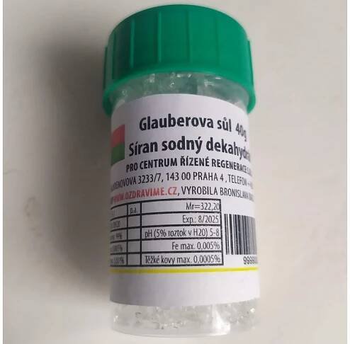 Glauberova sůl (40 g, Centrum řízené regenerace)