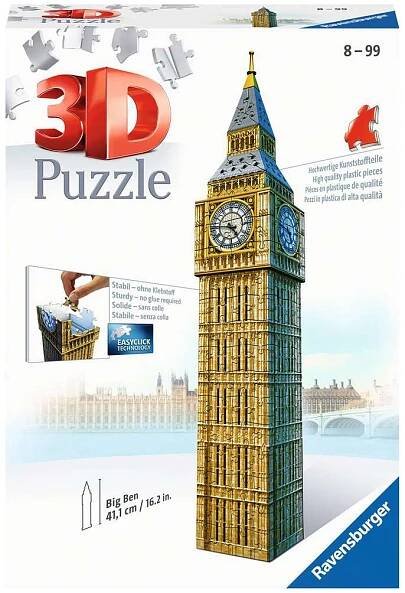 RAVENSBURGER 3D puzzle Big Ben, Londýn 216 dílků