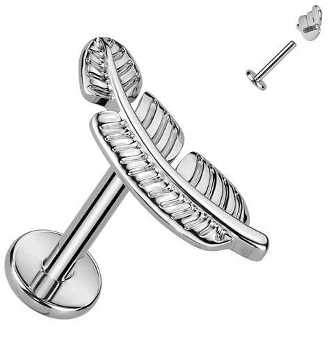 Piercing do brady peříčko TITAN