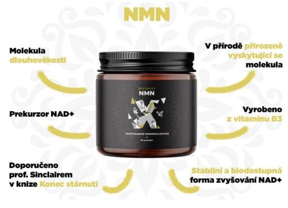 NMN (nikotinamid mononukleotid) | BrainMax - 20g
