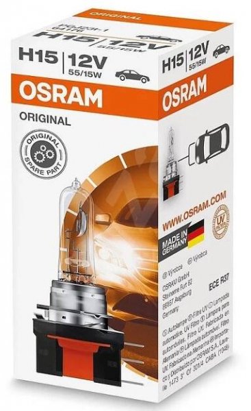 Žárovka OSRAM H15 12V 55/15W Original Line 64176
