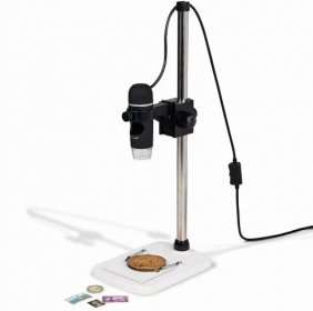 USB-digitalni mikroskop DM4 10x–300x - vcetne stojanu