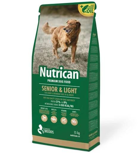 Nutrican Senior&Light 15 kg | ALFA Zoo