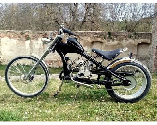 Moto kolo Chopper 80cc black