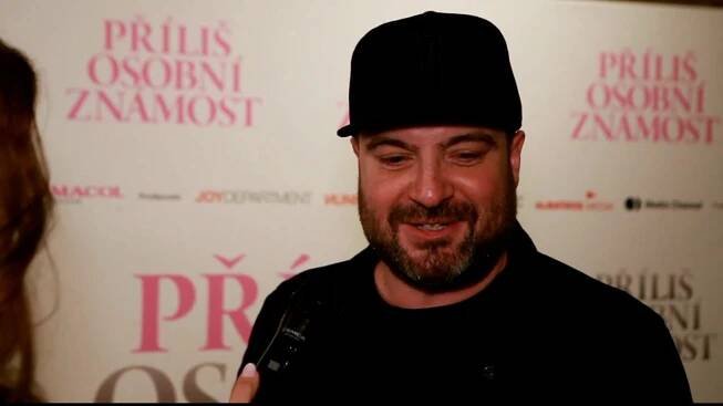 Ivan Tásler z IMT Smile na premiéře filmu Příliš osobní známost