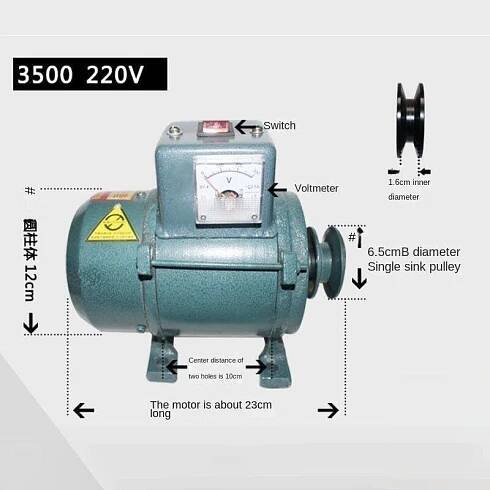 Generátor 220V 3500/5000/7000W Vysoce výkonný generátor osvětlení s permanentním magnetem
