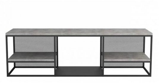 Televizní stolek TONDELA - černý / beton