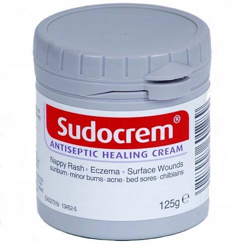Krém na popáleniny Sudocrem 125 ml 125 g Dominantní složka tlenek cynku