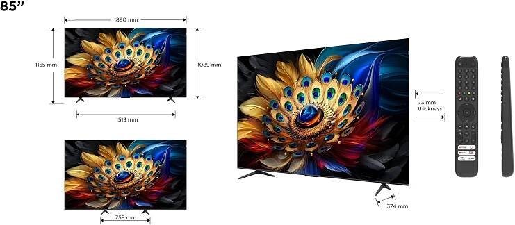85" TCL 85C655