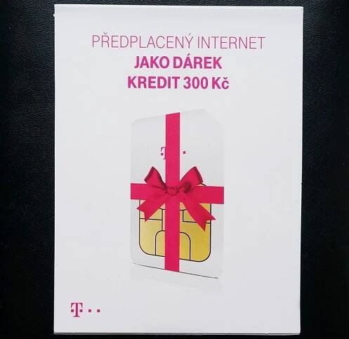 T-Mobile DATOVÁ SIM Přednabitý mobilní internet - KREDIT 200 Kč