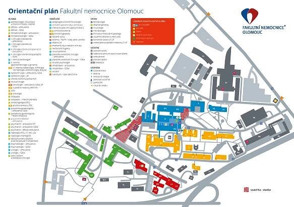 Stavební práce uzavřou na čtyři měsíce část ulice Za Nemocnicí v areálu FN Olomouc, návštěvníky čekají objížďky | Fakultní