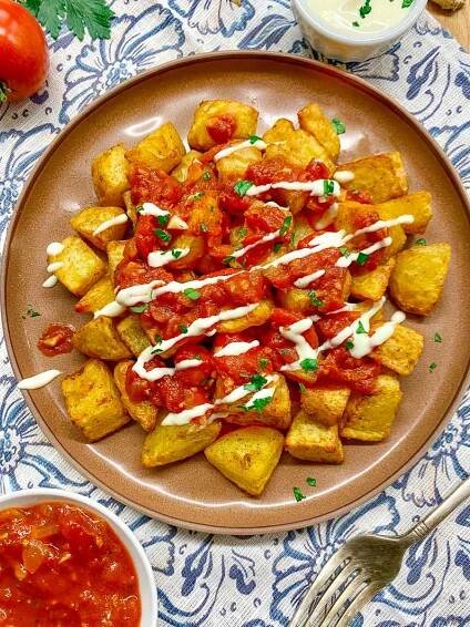 Patatas Bravas (Spanish Fried Potatoes) - fed by sab