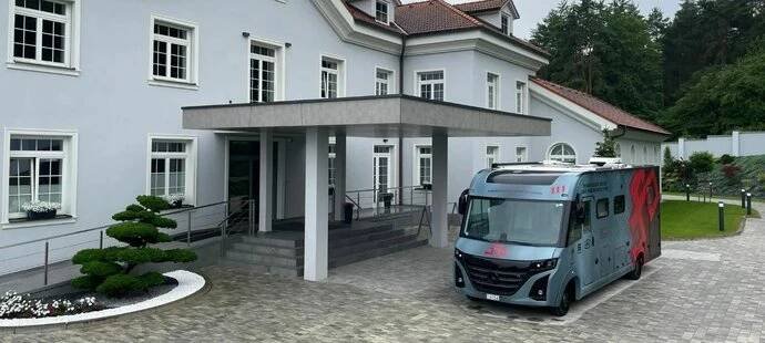 Hotel cyklisty Petra Sagana.